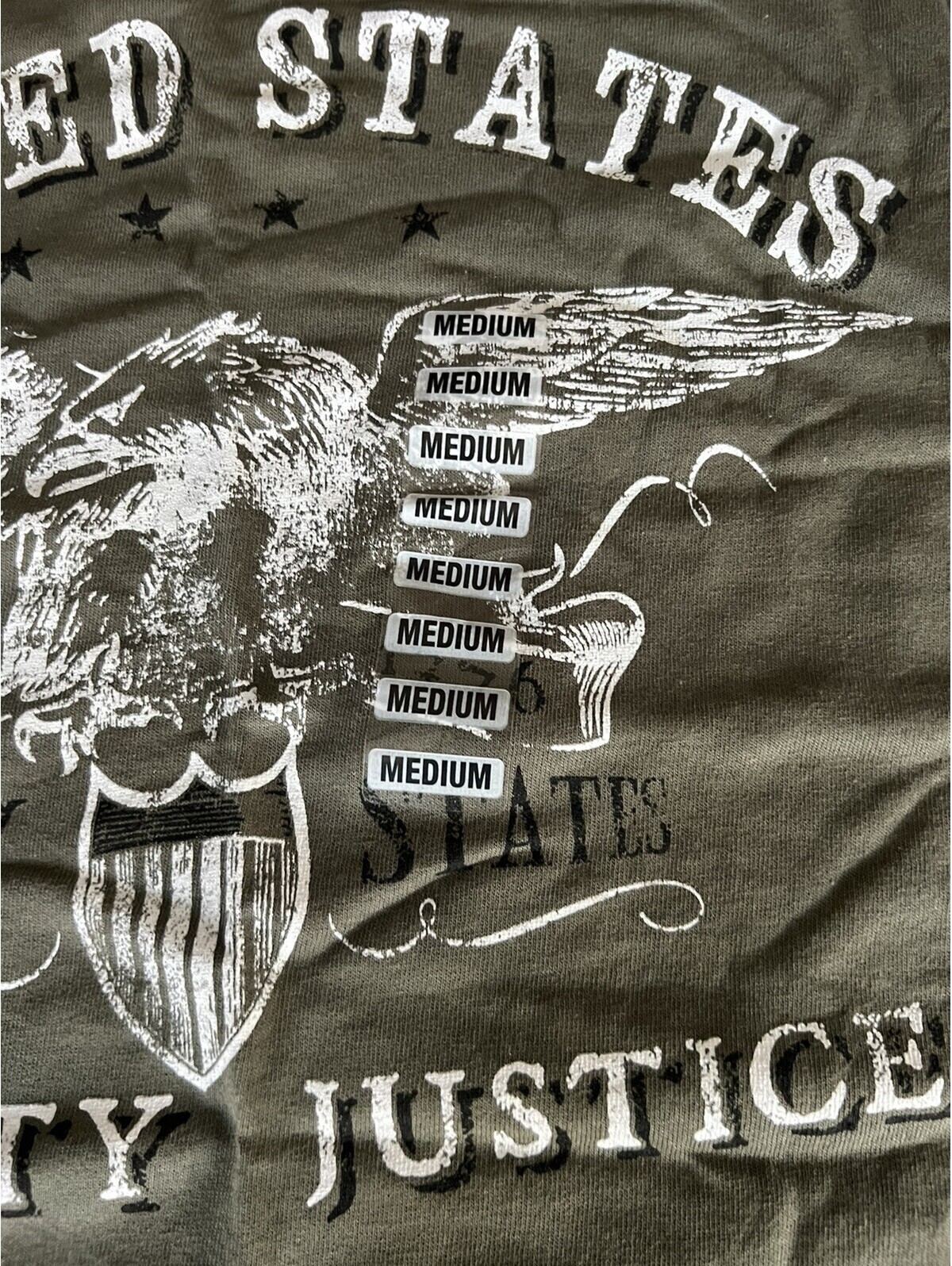 Nwt Sears Unites States Liberty And Justice T-Shirt Size M Casual Tshirt — image 5 of 8